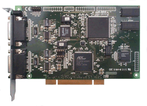 FarSync WAN T2U  - the 2 port X.21 / V.35 / RS-530 card shown. Click for a larger image